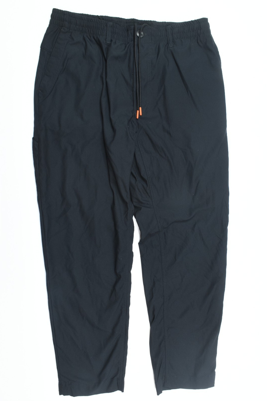 Nike Woven Golf Trousers Mens Large Black Athletic Fit Stretch Drawstring